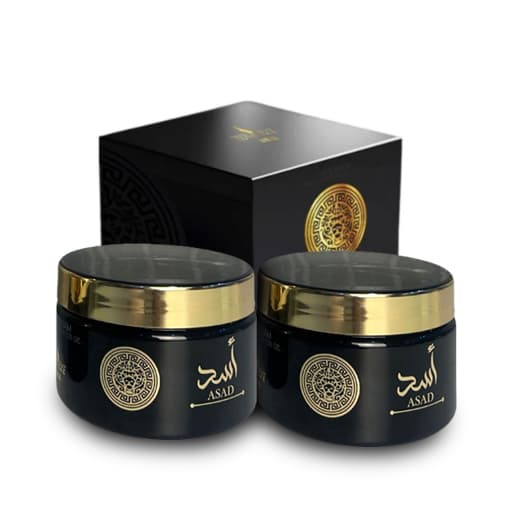 2 Pasta Asad Lattafa Eau de Parfum - Masculino Árabe 200g